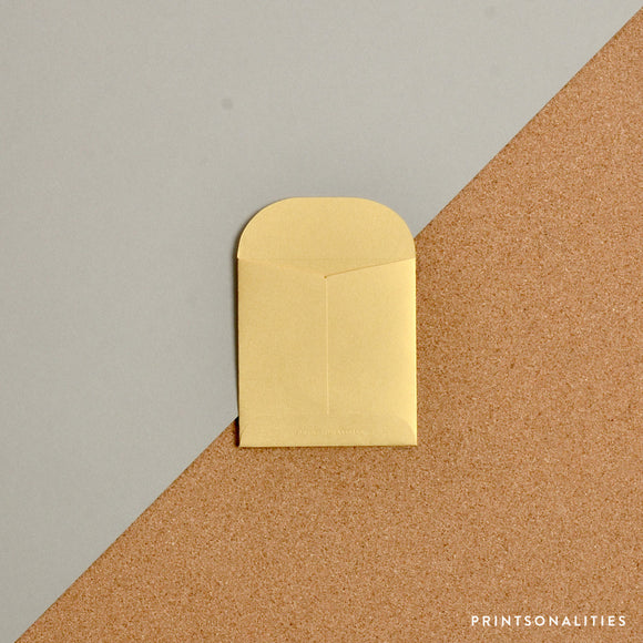 Mini Money Envelope – Metallic Gold