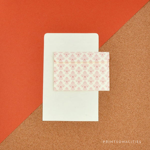 Fold & Seal (8s) – Pink Brocade