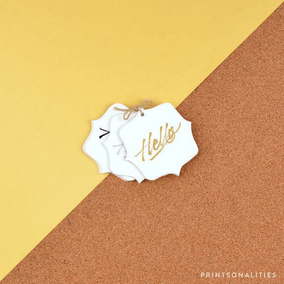 Gilded Gift Tags (24s) – Hello