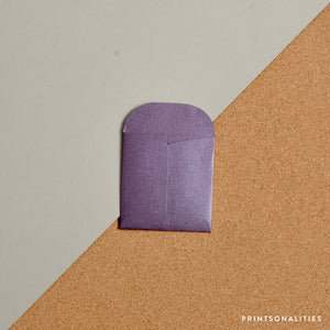 Mini Money Envelope – Metallic Purple
