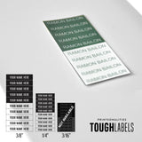 ToughLabels: Heavy-duty name stickers
